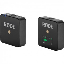 RODE Wireless GO II Single Compact Digital Wireless Microphone  System/Recorder (2.4 GHz, Black)